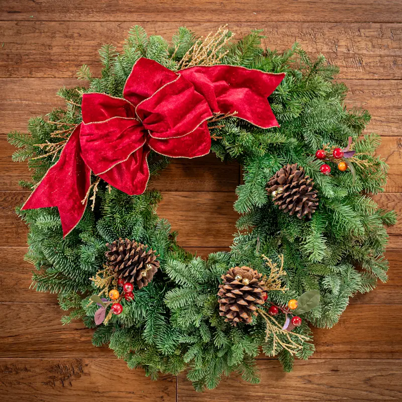 Cranberry Splash Christmas Wreath
